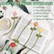Crochet Kit for Beginners - 8 Flower Bookmarks Crocheting Kit w/Step-by-Step Video Tutorials & Soft Yarn and Hooks - Wobbles Crochet Starter Kit for Adults Kids, Birthday Gifts for Women Mom